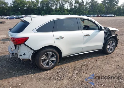 2019 Acura Mdx Standard z USA, uszkodzony, nr VIN 5J8YD4H32KL037017